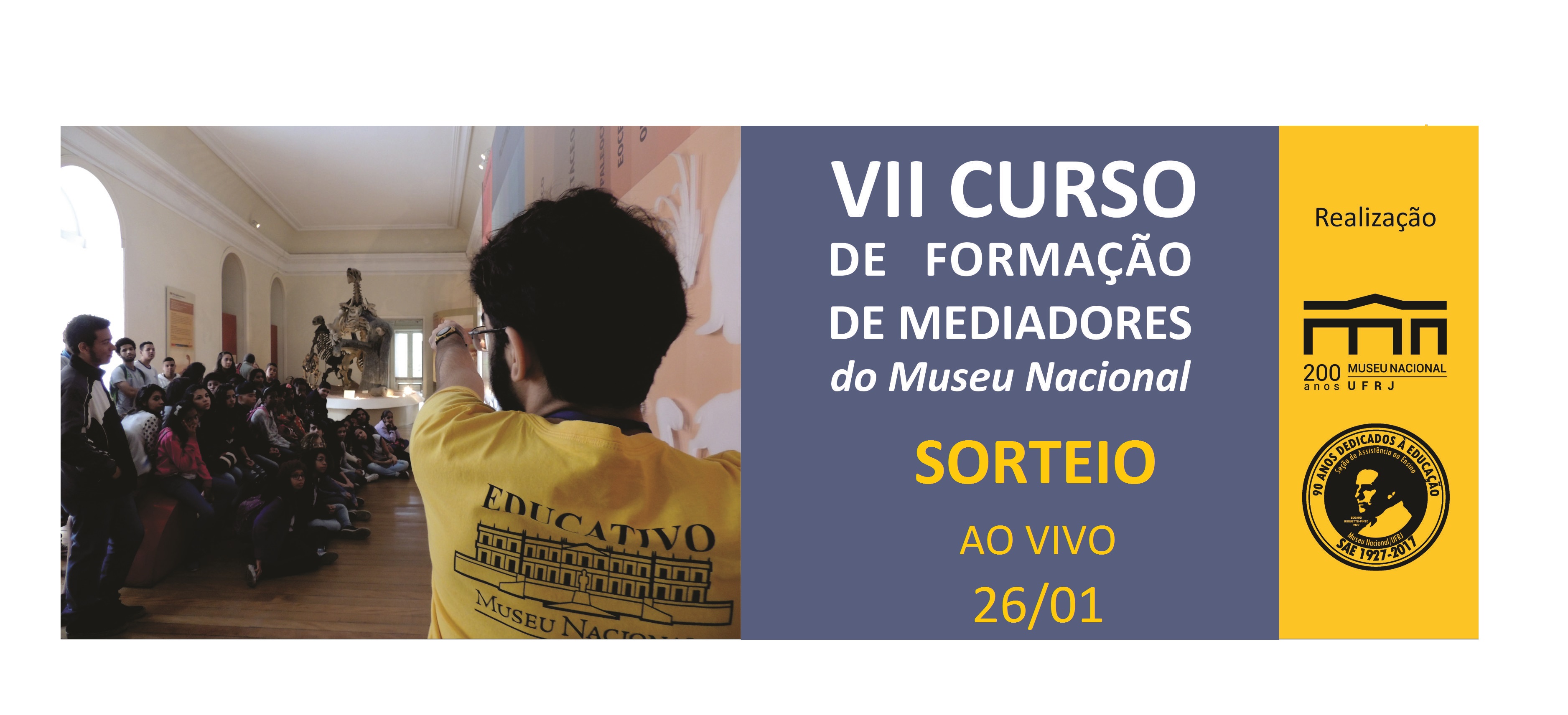 SELEÇÃO | VII Curso de Mediadores (sorteio 26/01 - 11h)