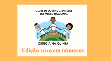Projeto Clube de Jovens Cientistas do Museu Nacional:Ciência na Quinta-Edição 2019 em números